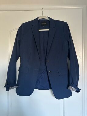 Banana Republic Men's Dark Navy Two-Button Sport Coat